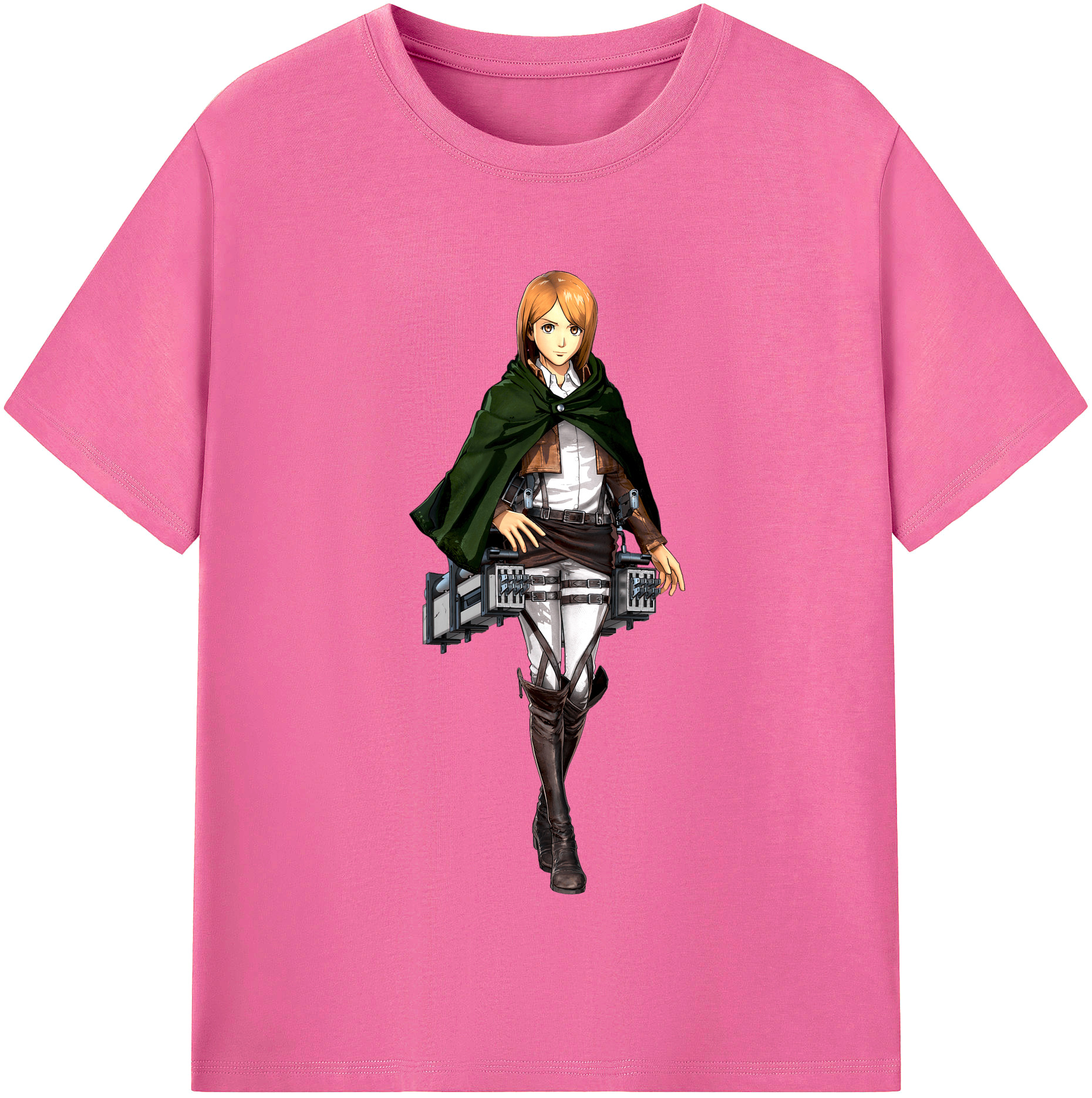 （画像用） 進撃の巨人 ペトラ·ラル Attack on Titan Petra Rall レディースカジュアルプリントTシャツ（綿100％）